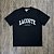 Camiseta Lacoste Letreiro TH6565 Preta - Imagem 1