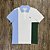 Polo Lacoste Regular Fit PH4665 Branco com Verde - Imagem 1