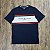 Camiseta Tommy Hilfiger Block Logo XM07453 Azul - Imagem 1