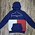 Moletom Tommy Hilfiger XM07657 Colorblock Azul Marinho - Imagem 2