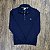 Blusa Lacoste Meio Ziper Azul Marinho - Imagem 1