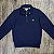 Blusa Lacoste Meio Ziper Azul Marinho - Imagem 2