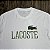 Camiseta Lacoste Sportswear Logo Letreiro Branca - Imagem 3