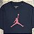 Camiseta Nike Air Jordan Big Logo Preto com Vermelho - Imagem 3