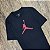 Camiseta Nike Air Jordan Big Logo Preto com Vermelho - Imagem 2