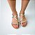 Mila rasteira tachas gold - Imagem 3