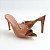 Cristine tamanco bico metal polido camel - Imagem 5