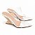 Thaise Anabela Transparência Marmorizado Off white - Imagem 1