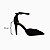 Perla scarpin nobuck preto - Imagem 4