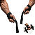 Par de Straps Academia Classic 100% Algodão - Musculação, Crossfit e LPO - Alta Resistência Strong Fist Preto - Imagem 1