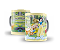 Caneca Polínero Interior Colorida  325ml - Imagem 1