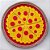 Jogo Sousplat Pizza de Crochê - Imagem 1