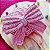 Redinha para Coque Ballet Infantil com Laço em Crochê - Imagem 1