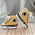 Tênis Star Baby de Crochê Amarelo - Imagem 1