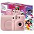 Kit Câmera Instantânea Fujifilm Instax Mini 12 Rosa, Pack 10 Filmes Spray Art, Bolsa - Imagem 1