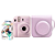 Kit Câmera Instantânea Fujifilm Instax Mini 12 Lilás, Pack 10 Filmes Mermaid Tail, Bolsa - Imagem 1