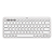 Teclado Logitech Pebble Keys 2 K380S Sem Fio, Bluetooth - Branco - Imagem 1