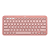 Teclado Logitech Peble Keys 2 K380S Sem Fio, Bluetooth Rosê - Imagem 1