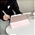 Capa Protetora Macia com Espelho Dobrável Estampada em Poá Rosa para iPad 10ª e 11ª (A16) Geração - Imagem 4
