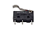 CHAVE MICRO SWITCH 5A SEM ROLDANA COM HASTE CURVA 3 TERMINAIS NORMALMENTE ABERTA NORMALMENTE FECHADA  (NA/NF NO/NC) - Imagem 1