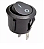 CHAVE GANGORRA REDONDA KCD1-106 PRETO 6A 250V 10A 125V - Imagem 1