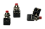 CHAVE PUSH BUTTON PULSANTE 8A 125V 4A 250V 2 TERMINAIS VERMELHA NORMALMENTE FECHADA - Imagem 1