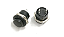 CHAVE PUSH BUTTON SEM TRAVA R13-507 2 TERMINAIS PRETA VERMELHA VERDE - Imagem 3