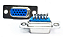 CONECTOR BD15 VGA FEMEA SOLDA FIO - Imagem 1