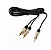 CABO AUXILIAR AUDIO P2 STEREO X 2RCA PROFISSIONAL 1,8M - Imagem 2