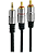 CABO AUXILIAR AUDIO P2 STEREO X 2RCA PROFISSIONAL 1,8M - Imagem 1