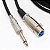 CABO MICROFONE VIOLAO XLR CANNON FEMEA X P10 MONO 5 METROS - Imagem 1