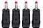 ADAPTADOR PLUG P4 1,35* 3,5MM X JACK J4 2,1* 5,5MM ("H") - Imagem 1