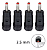 ADAPTADOR PLUG P4 1,35* 3,5MM X JACK J4 2,1* 5,5MM ("H") - Imagem 2