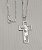 Corrente Cartie Pingente Cruz Face de Cristo Prata 925 70cm - Imagem 5