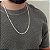 Corrente Masculina PiastrineTampinha Prata 925 60cm 4,5mm - Imagem 3