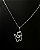 Corrente Choker Pingente Gato Gatinho Pet Prata 925 40cm - Imagem 3