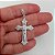 Pingente Cruz Crucifixo Jesus Cristo Maciço Prata 925 - Imagem 2