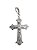 Pingente Cruz Crucifixo Jesus Cristo Maciço Prata 925 - Imagem 1