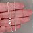 Corrente Choker Cadeado Trabalhado Prata 925 37cm - Imagem 3