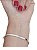 Bracelete Fio Quadrado Oval Prata 925 - Imagem 1