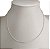 Corrente Choker Veneziana Resistente Maciça 40cm Prata 925 - Imagem 3