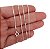 Corrente Veneziana V19 Resistente Italiana 60cm Prata 925 - Imagem 1