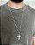 Corrente Cartie com Pingente Cruz Cristo Prata 925 70cm - Imagem 3