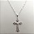 Corrente Cartie com Pingente Cruz Cristo Prata 925 70cm - Imagem 6