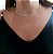 Corrente Choker Feminina Elo Português 40cm Prata 925 - Imagem 4