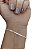 Pulseira Esteira Bismark Diamantada Prata Italiana 925 18,5cm - Imagem 2