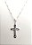 Corrente Cartie com Pingente Cruz Crucifixo Prata 925 70cm - Imagem 6