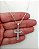 Corrente Cartie com Pingente Cruz Crucifixo Prata 925 70cm - Imagem 3