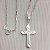 Corrente Cartie com Pingente Cruz Crucifixo Prata 925 70cm - Imagem 5