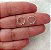 Pircing Fake de Orelha Par Prata 925 Original - Imagem 3